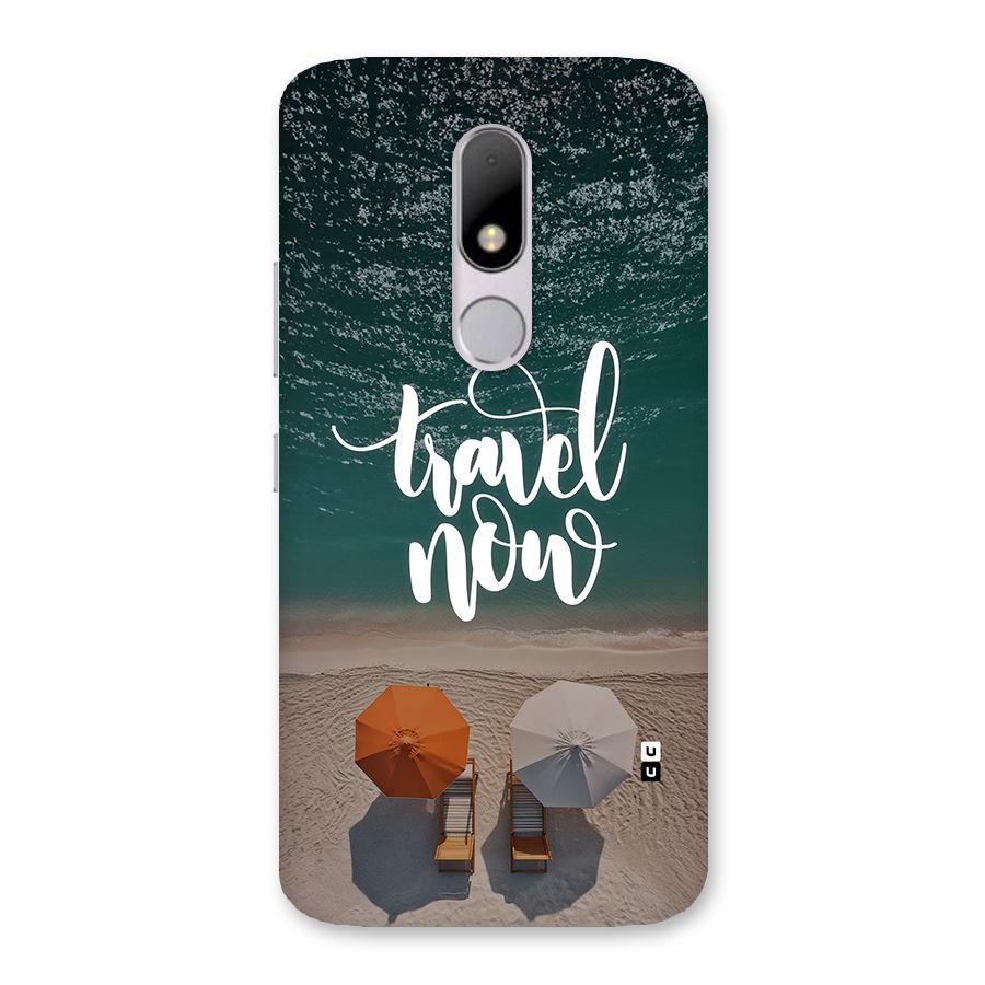 Travel Now Back Case for Moto M