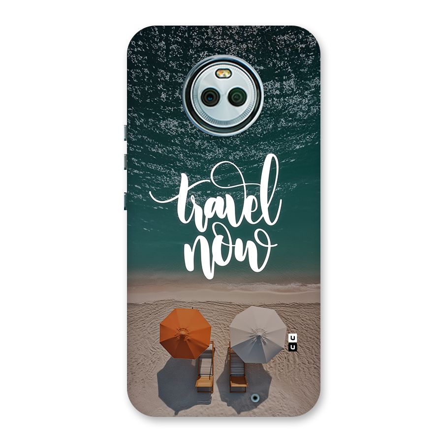 Travel Now Back Case for Moto X4