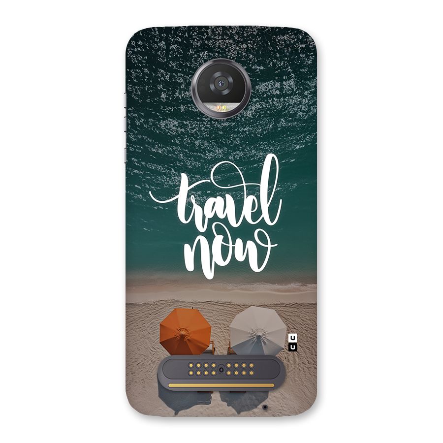 Travel Now Back Case for Moto Z2 Play