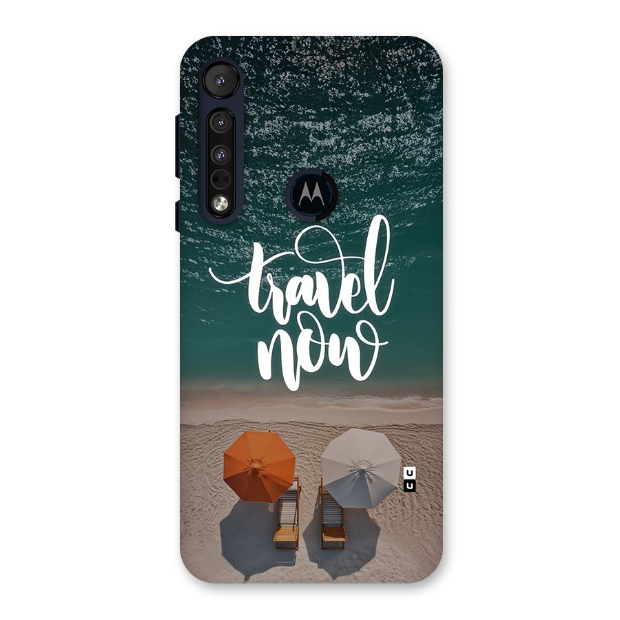 Travel Now Back Case for Motorola One Macro