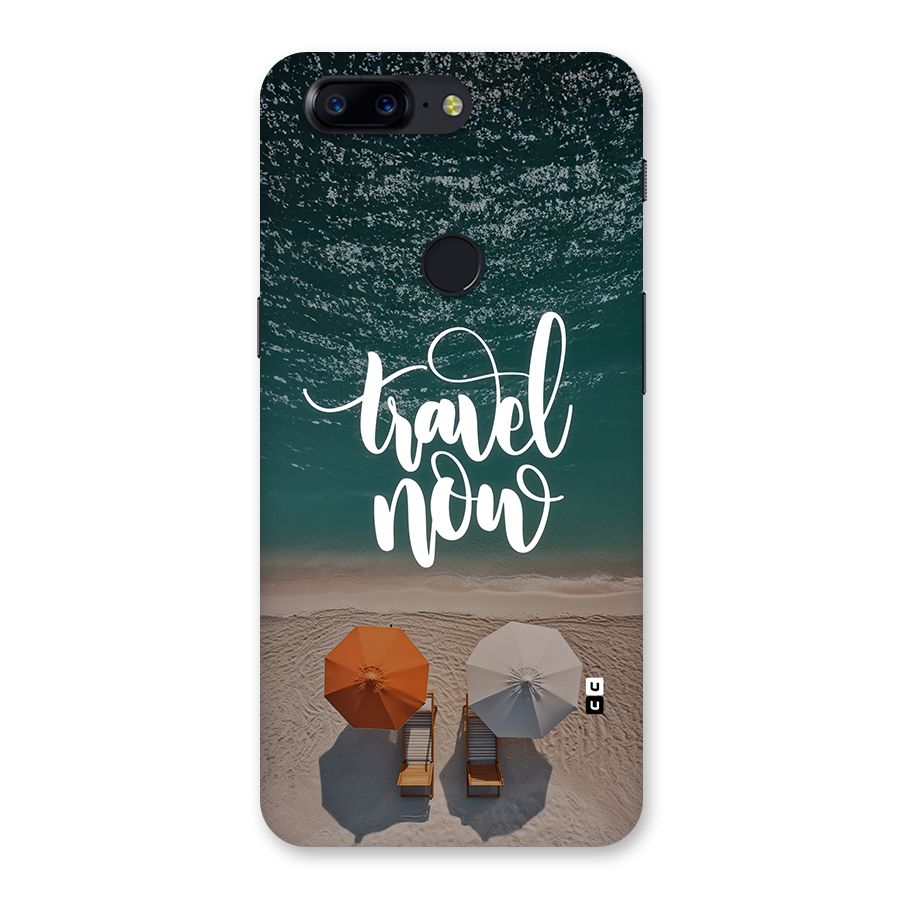 Travel Now Back Case for OnePlus 5T