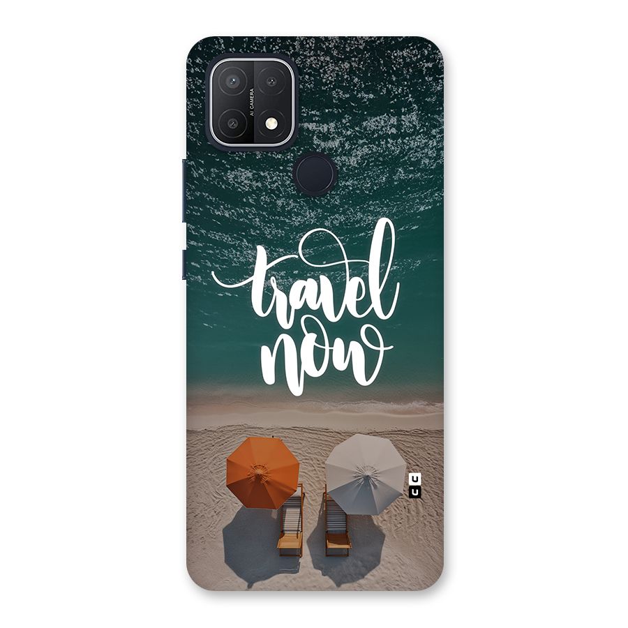 Travel Now Back Case for Oppo A15