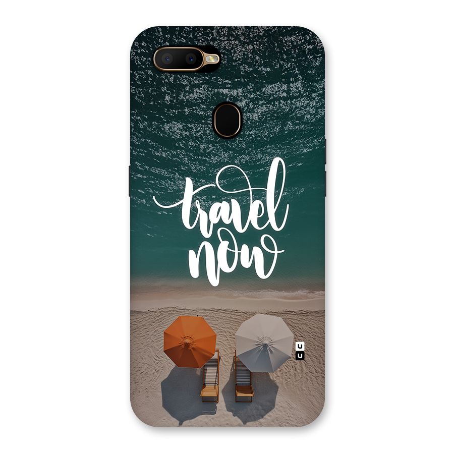Travel Now Back Case for Oppo A5s