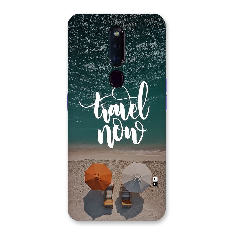 Travel Now Back Case for Oppo F11 Pro
