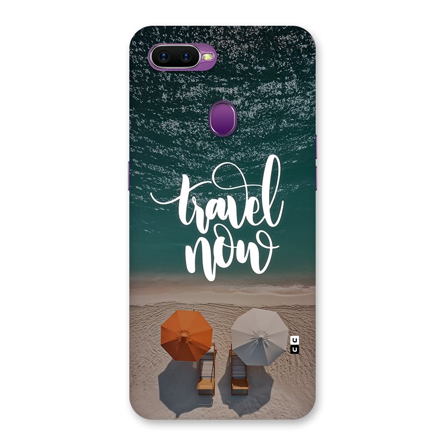 Travel Now Back Case for Oppo F9