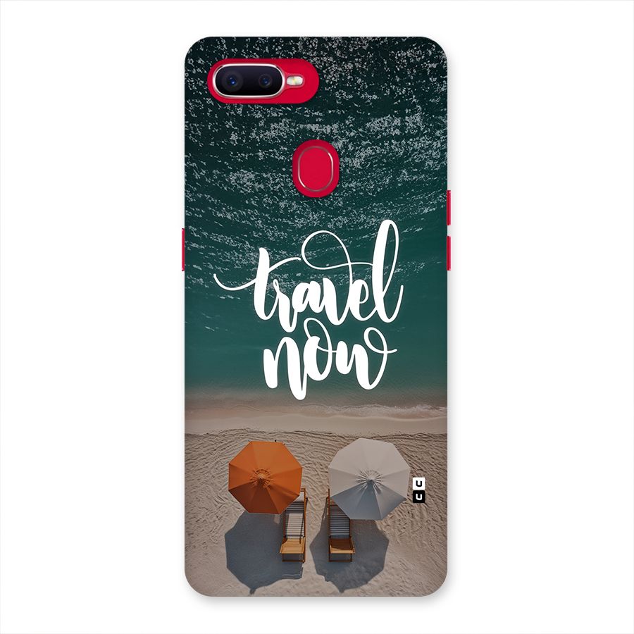 Travel Now Back Case for Oppo F9 Pro