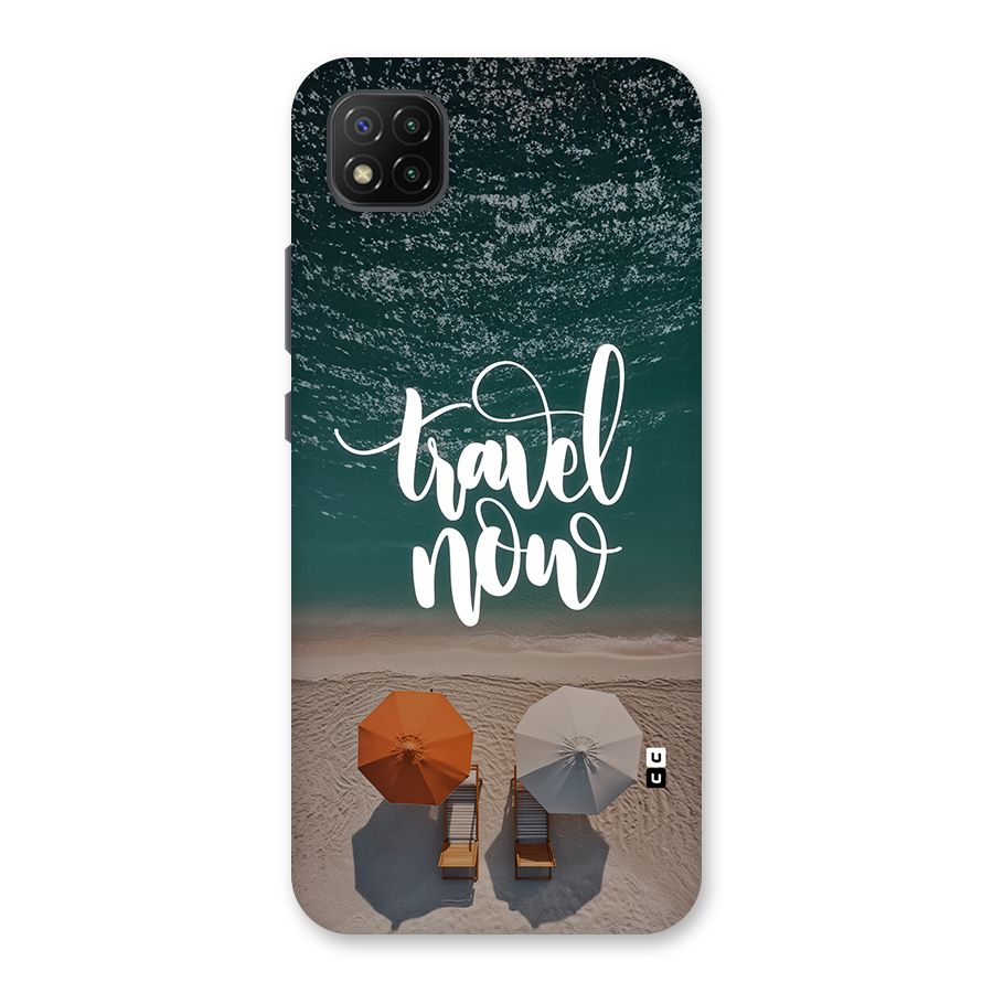 Travel Now Back Case for Poco C3