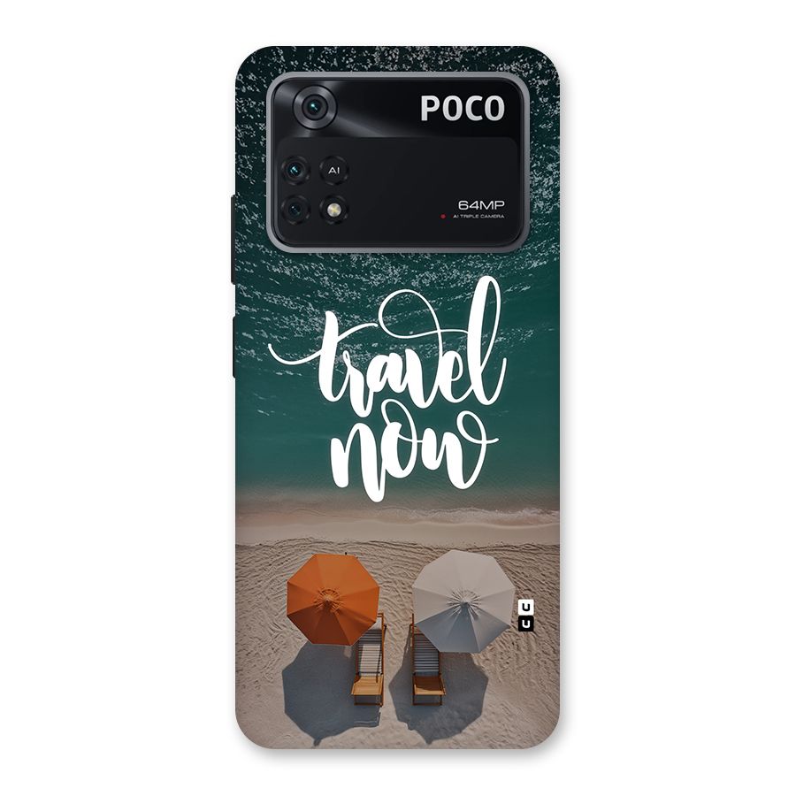 Travel Now Back Case for Poco M4 Pro 4G