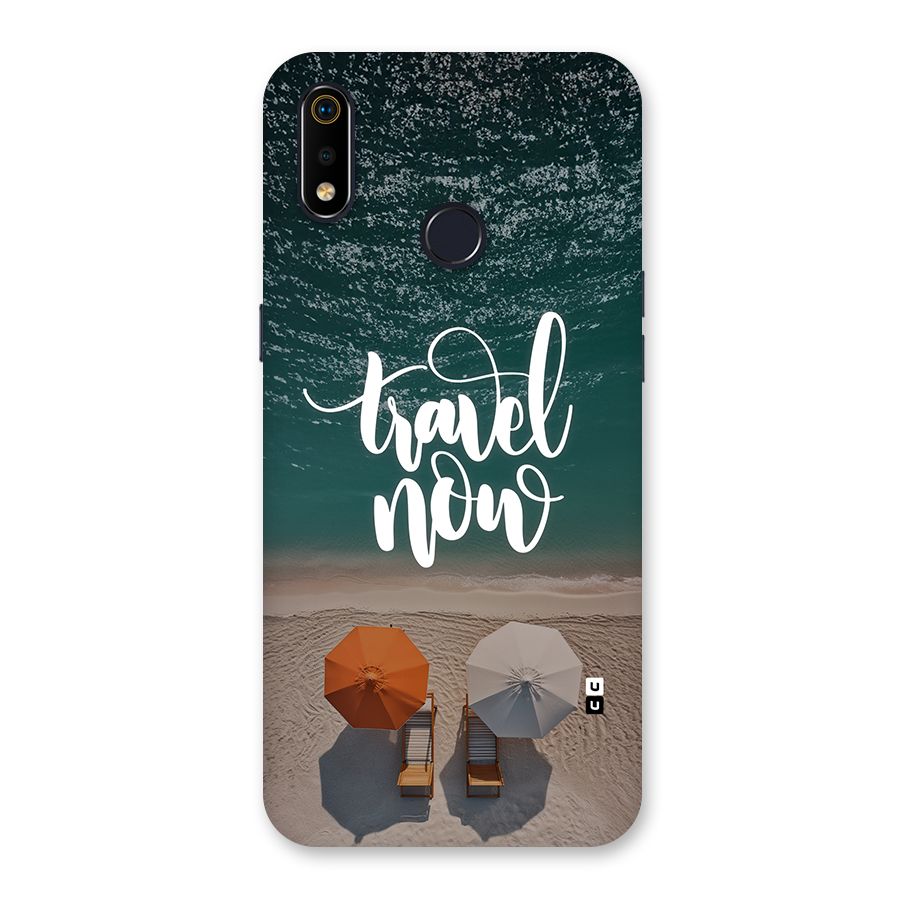 Travel Now Back Case for Realme 3i