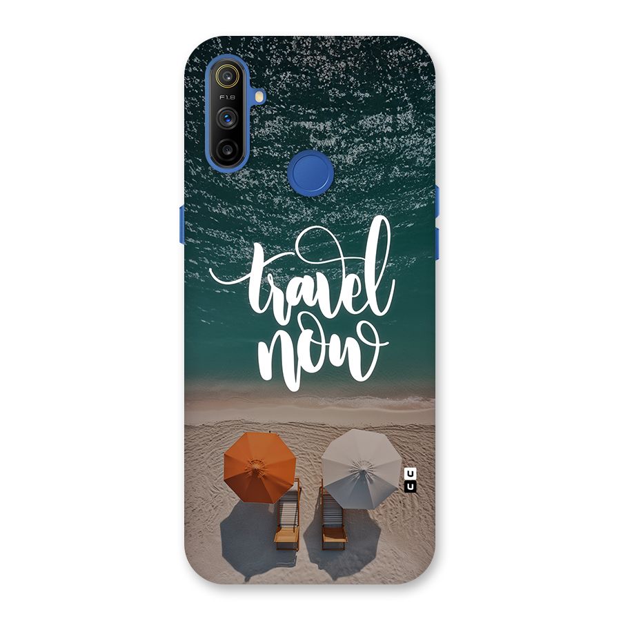 Travel Now Back Case for Realme Narzo 10A