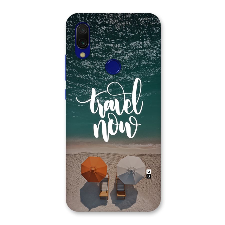 Travel Now Back Case for Redmi 7