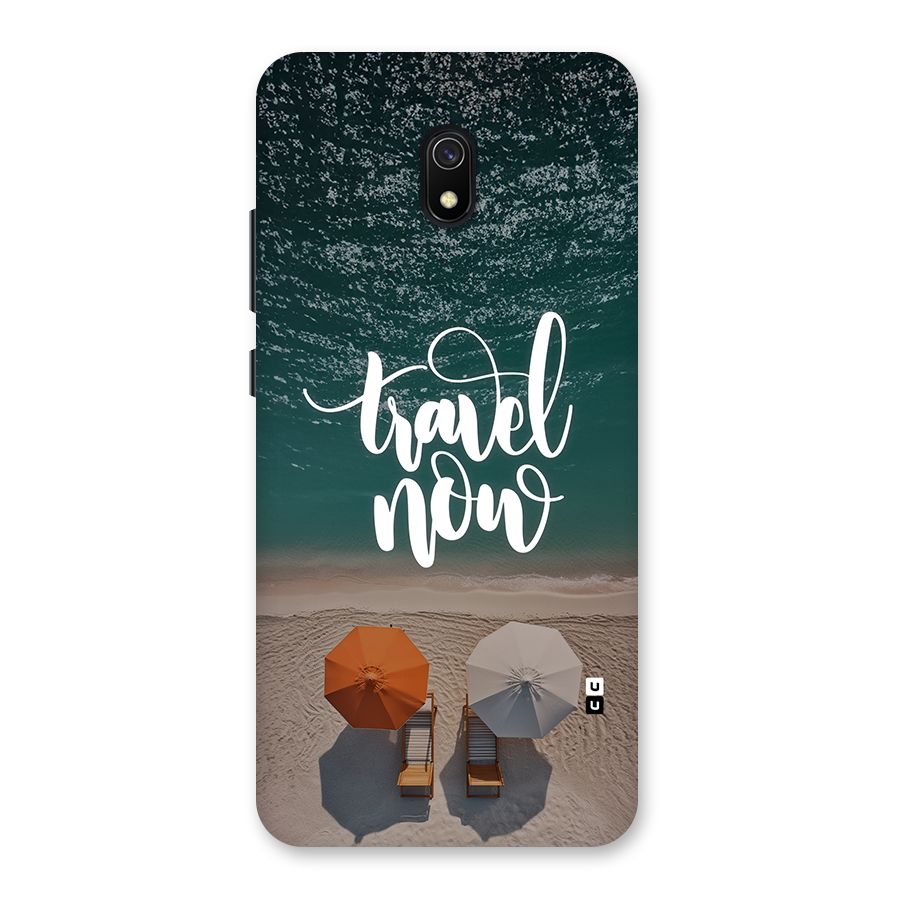 Travel Now Back Case for Redmi 8A