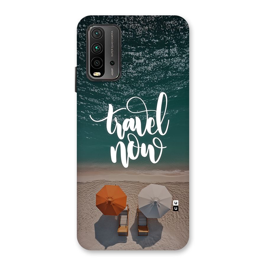 Travel Now Back Case for Redmi 9 Power