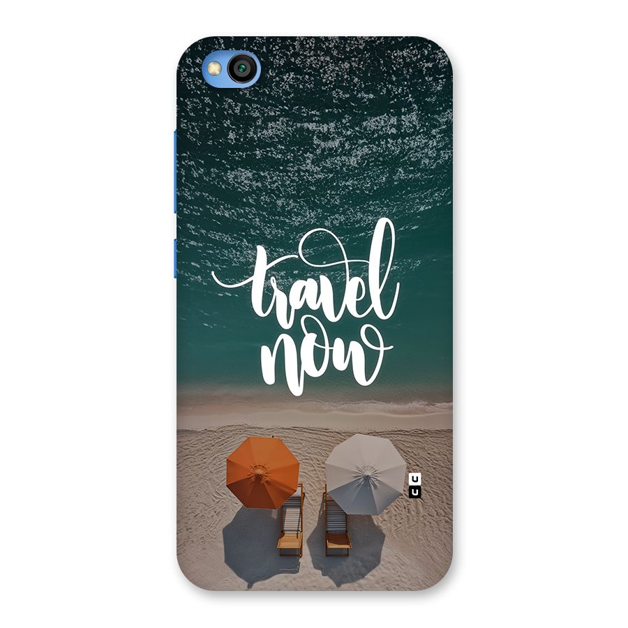 Travel Now Back Case for Redmi Go