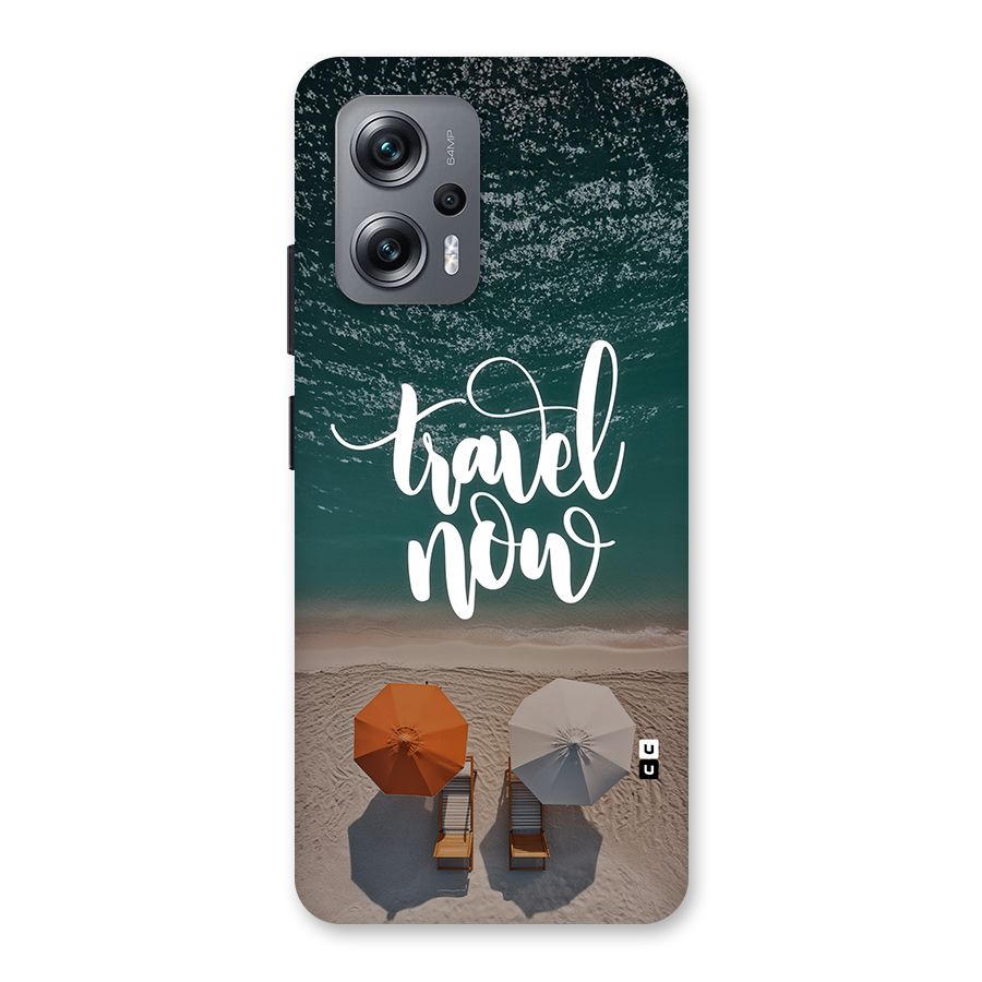 Travel Now Back Case for Redmi K50i