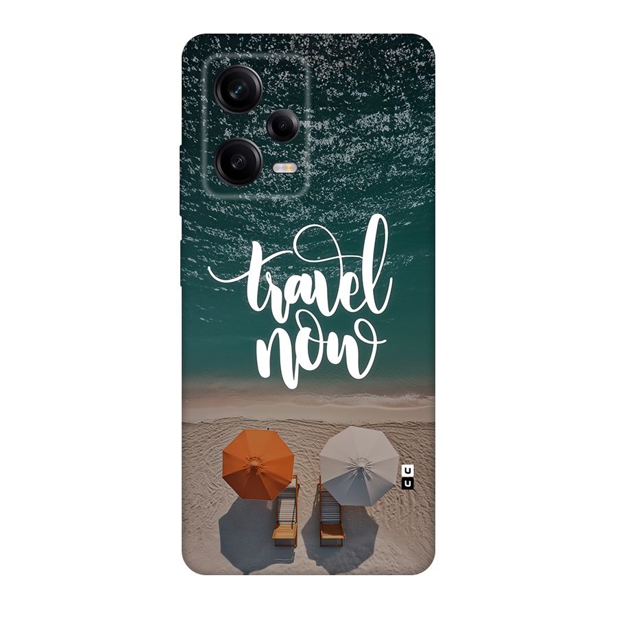 Travel Now Back Case for Redmi Note 12 Pro