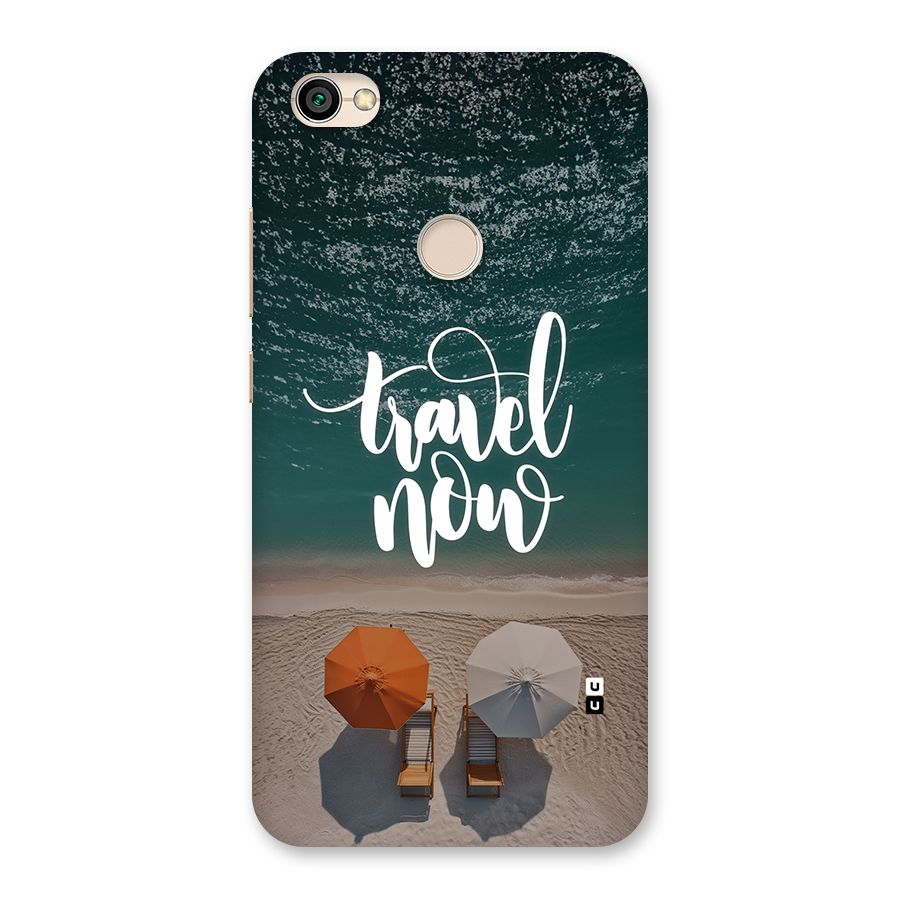 Travel Now Back Case for Redmi Y1 2017
