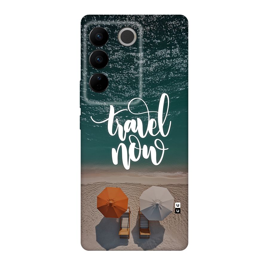 Travel Now Back Case for Vivo V27