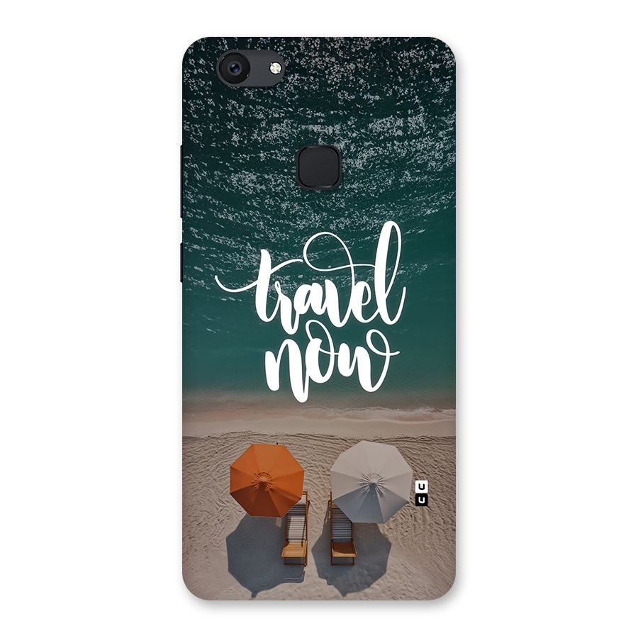 Travel Now Back Case for Vivo V7 Plus