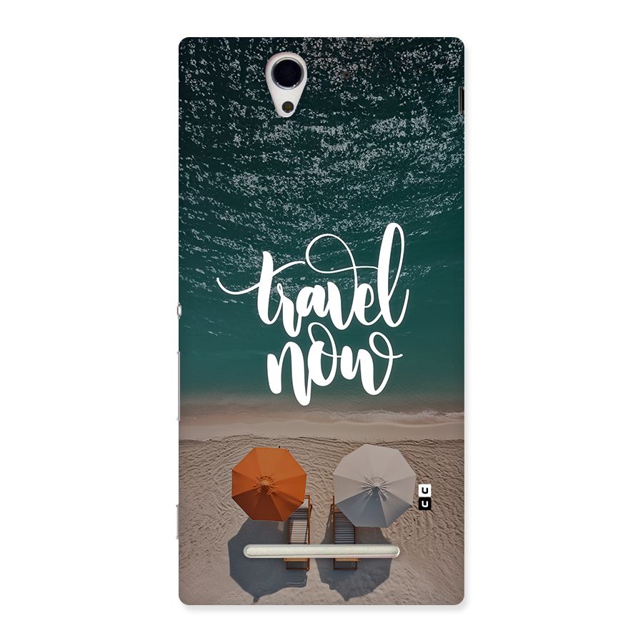 Travel Now Back Case for Xperia C3