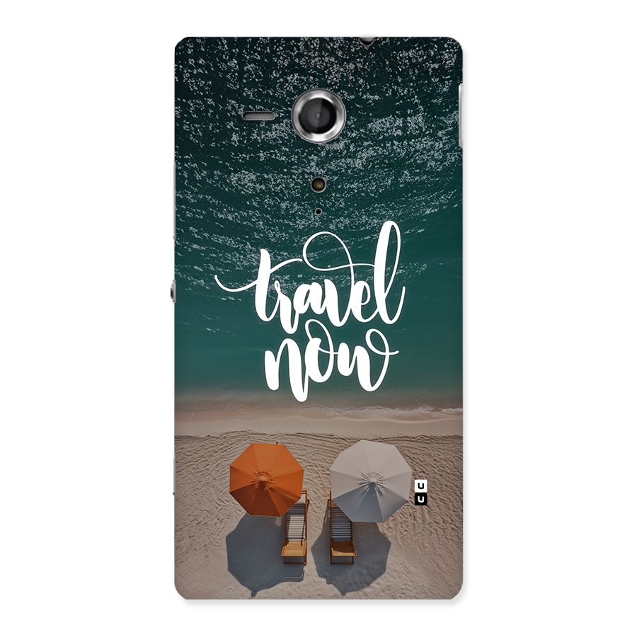 Travel Now Back Case for Xperia Sp