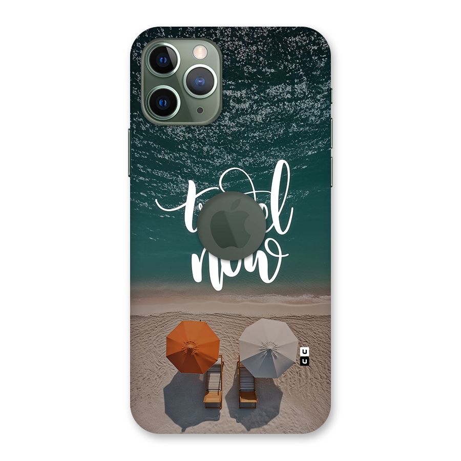 Travel Now Back Case for iPhone 11 Pro Logo Cut