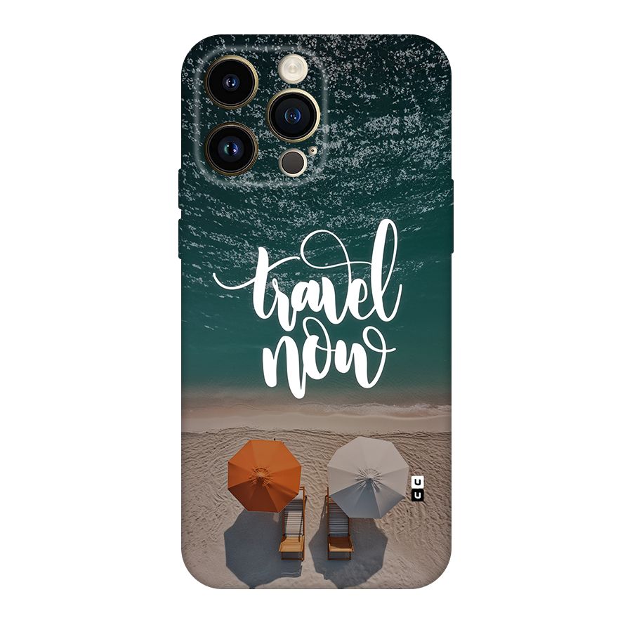Travel Now Back Case for iPhone 14 Pro Max