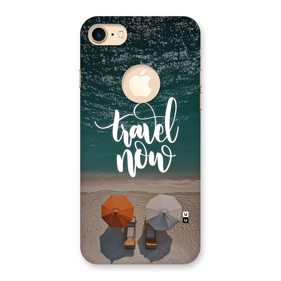 Travel Now Back Case for iPhone 7 Logo Cut