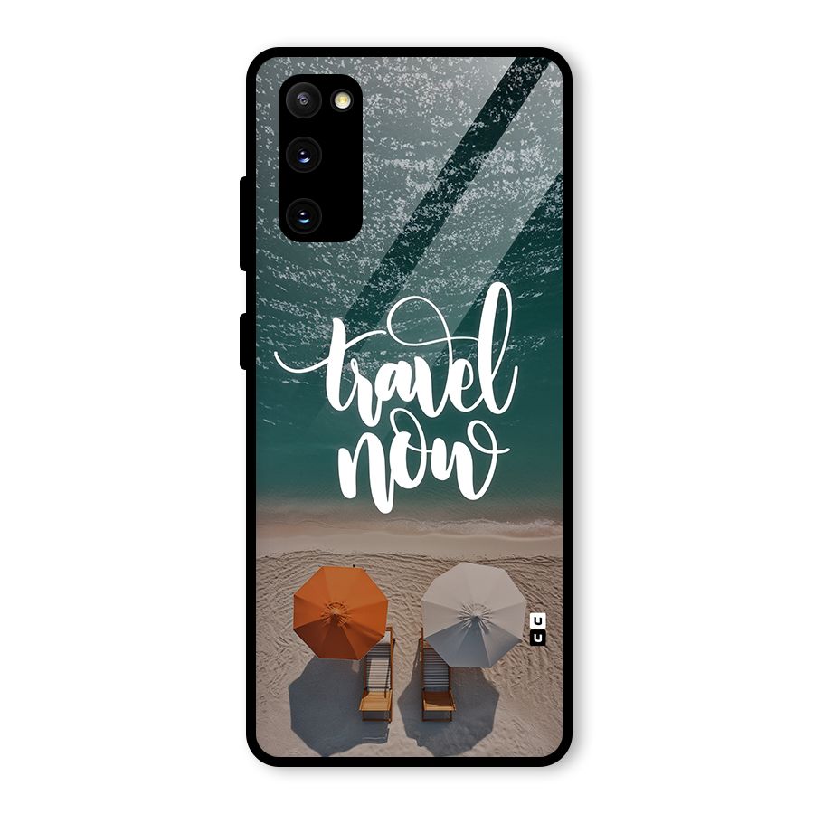 Travel Now Glass Back Case for Galaxy S20 FE 5G
