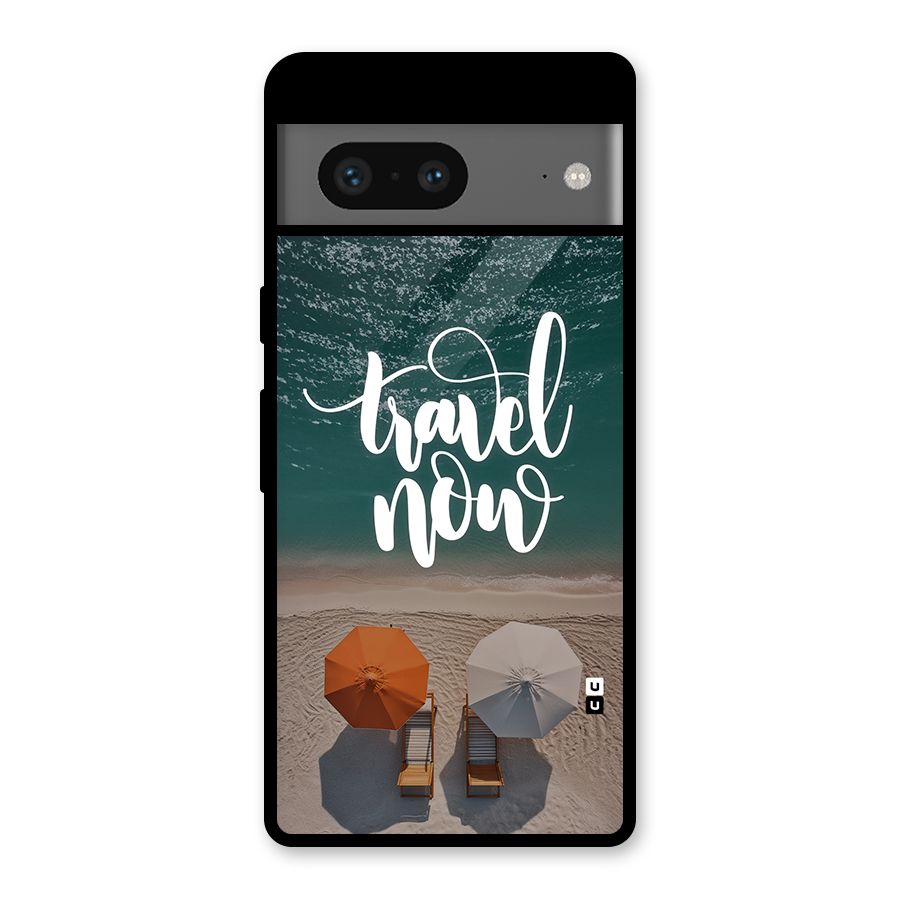 Travel Now Glass Back Case for Google Pixel 7