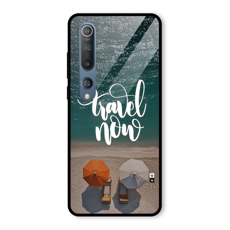 Travel Now Glass Back Case for Mi 10
