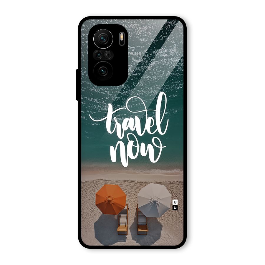 Travel Now Glass Back Case for Mi 11X Pro