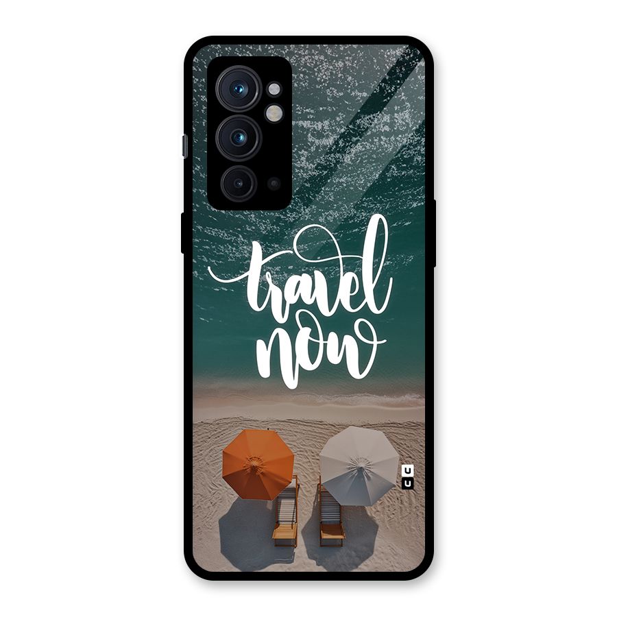 Travel Now Glass Back Case for OnePlus 9RT 5G