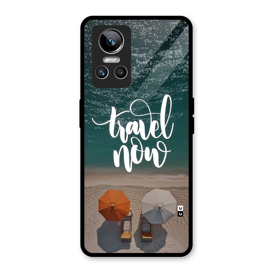 Travel Now Glass Back Case for Realme GT Neo 3
