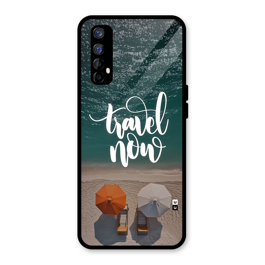 Travel Now Glass Back Case for Realme Narzo 20 Pro