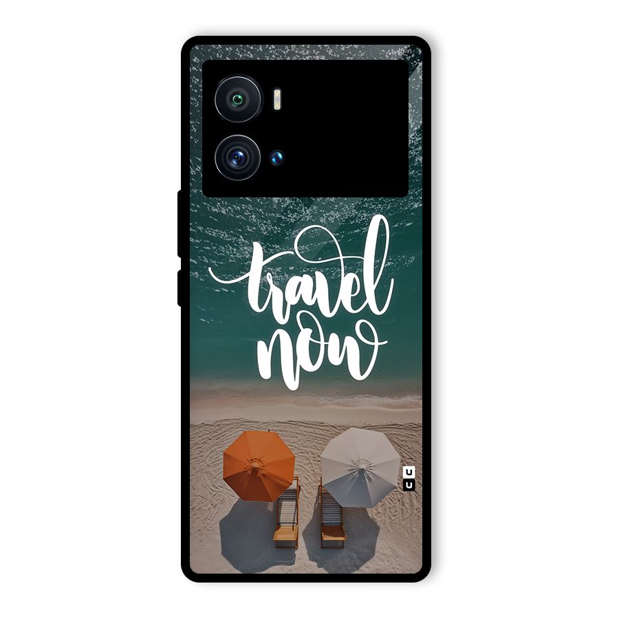 Travel Now Glass Back Case for Vivo iQOO 9 Pro