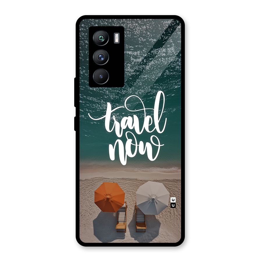 Travel Now Glass Back Case for Vivo iQOO 9 SE