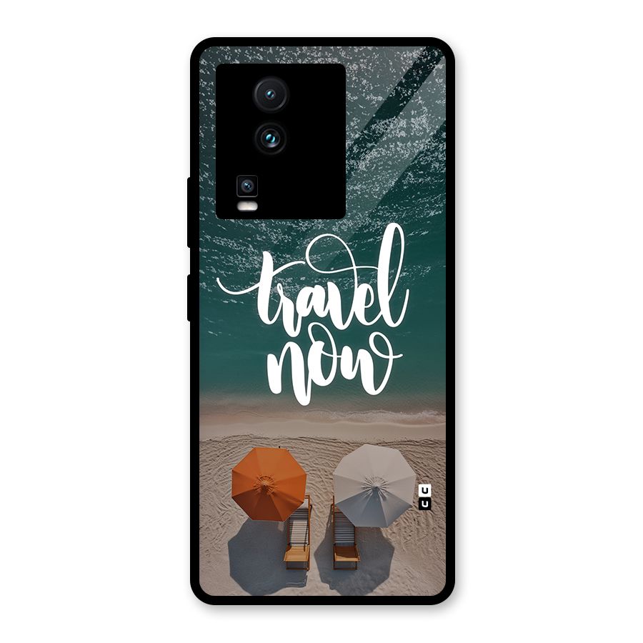 Travel Now Glass Back Case for Vivo iQOO Neo 7 Pro