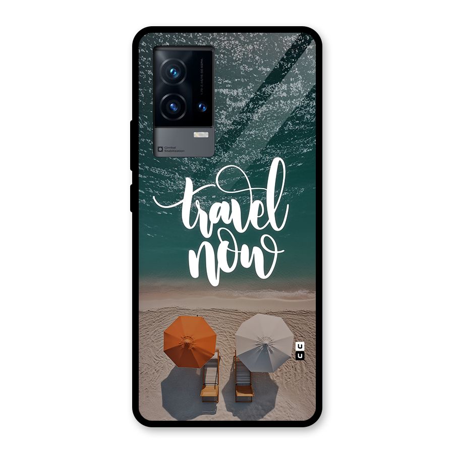 Travel Now Glass Back Case for iQOO 9 5G
