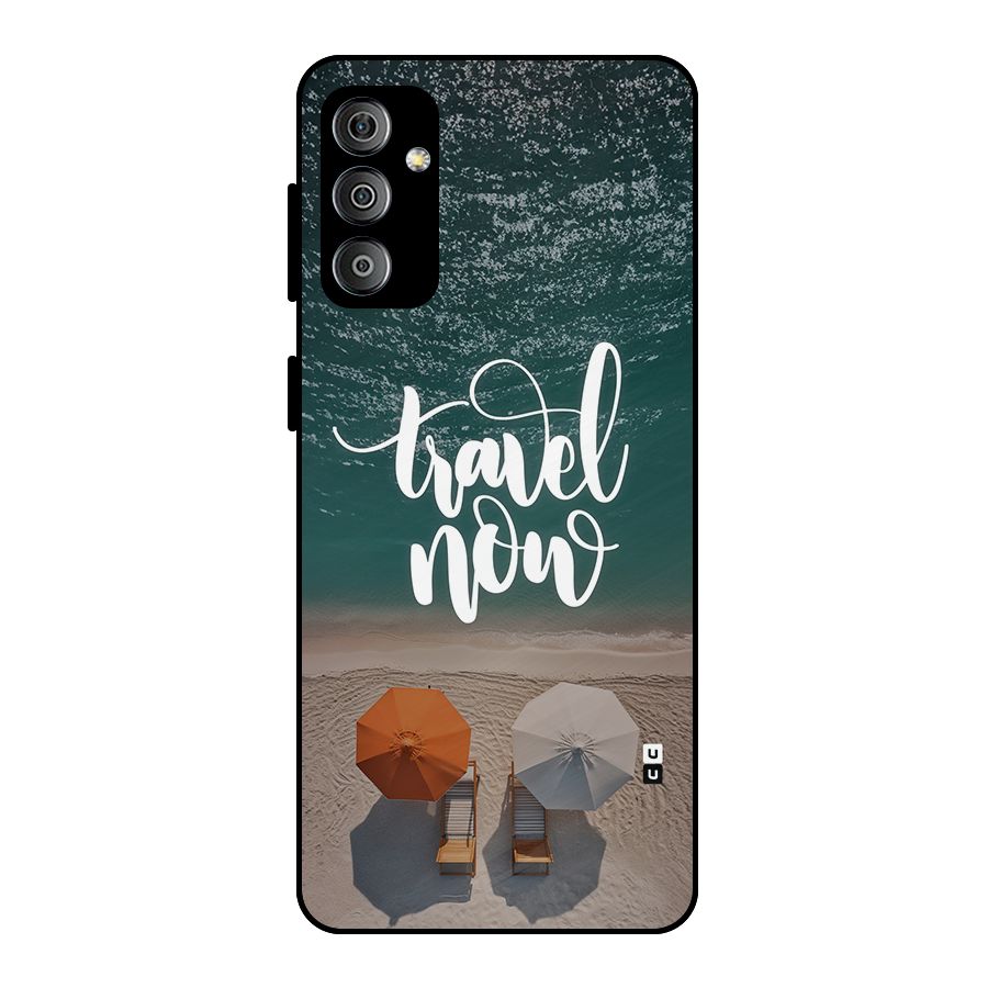Travel Now Metal Back Case for Galaxy F23