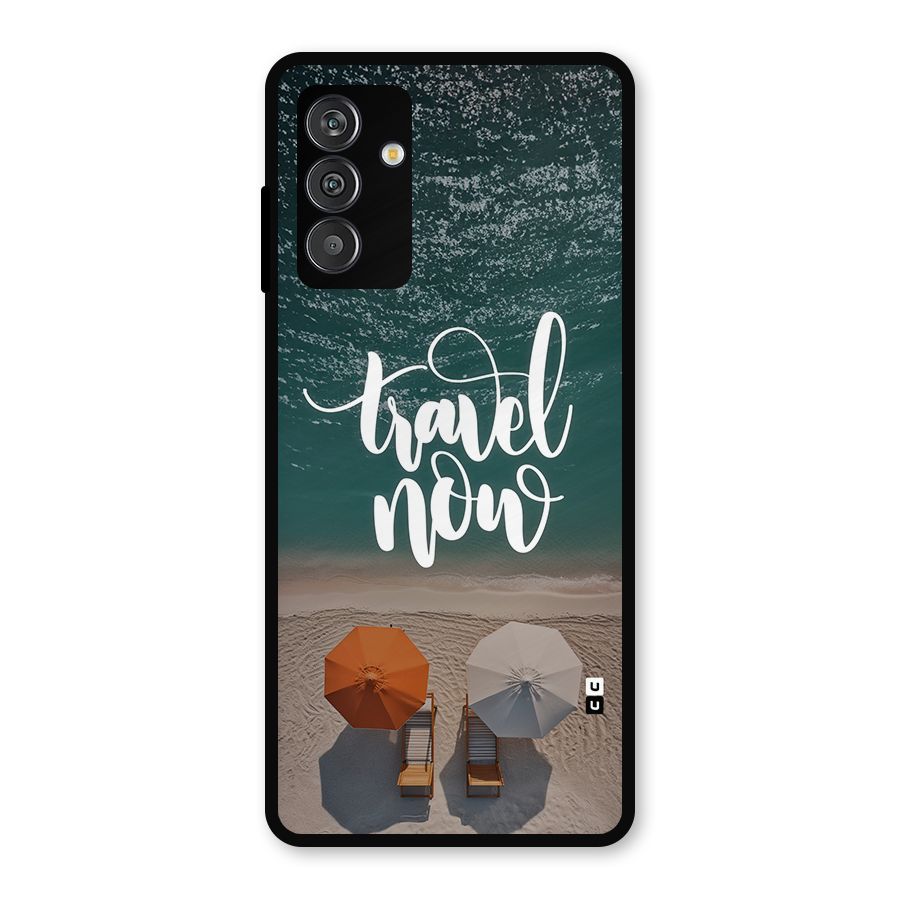 Travel Now Metal Back Case for Galaxy M13