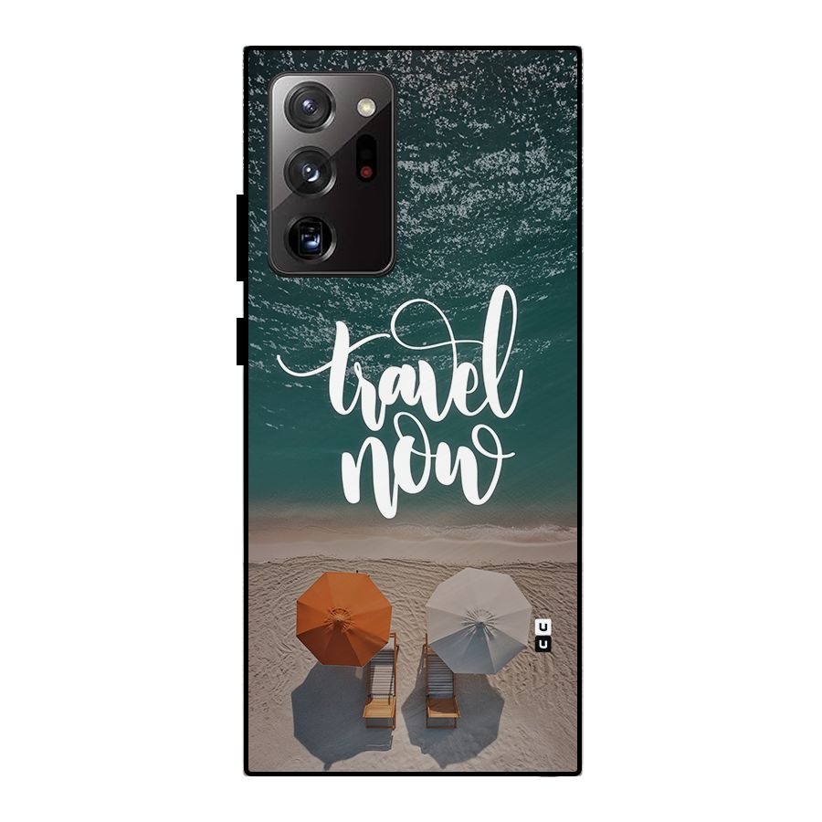 Travel Now Metal Back Case for Galaxy Note 20 Ultra 5G