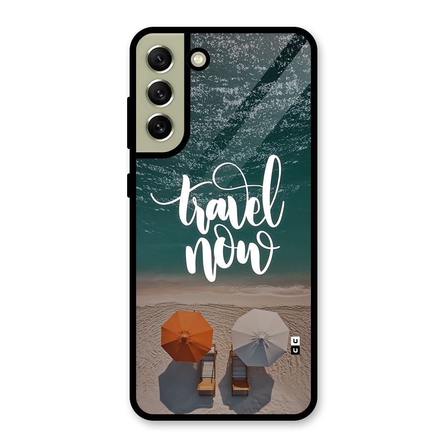 Travel Now Metal Back Case for Galaxy S21 FE 5G (2023)