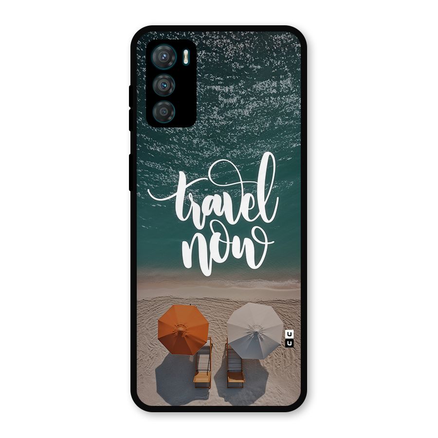 Travel Now Metal Back Case for Moto G42