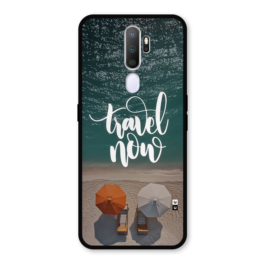 Travel Now Metal Back Case for Oppo A9 (2020)