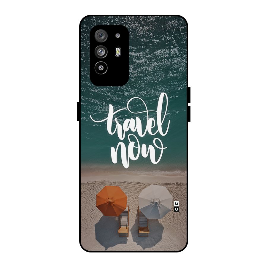 Travel Now Metal Back Case for Oppo F19 Pro Plus 5G