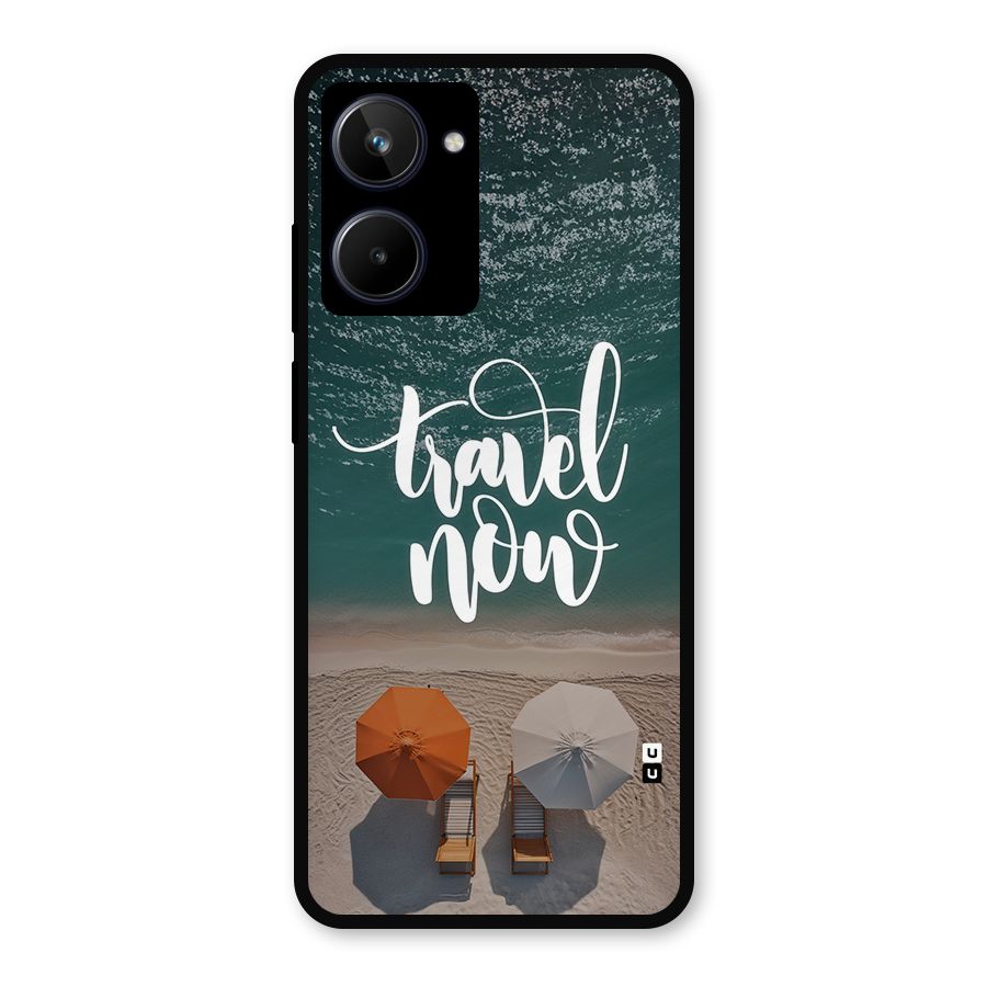 Travel Now Metal Back Case for Realme 10
