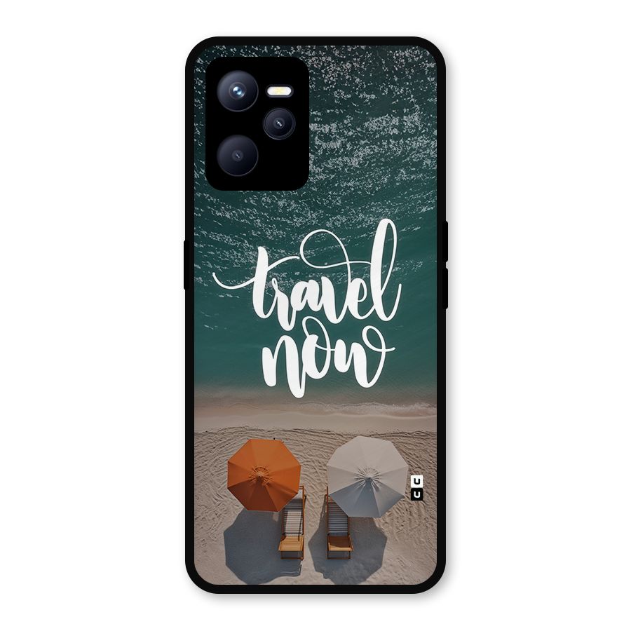 Travel Now Metal Back Case for Realme C35