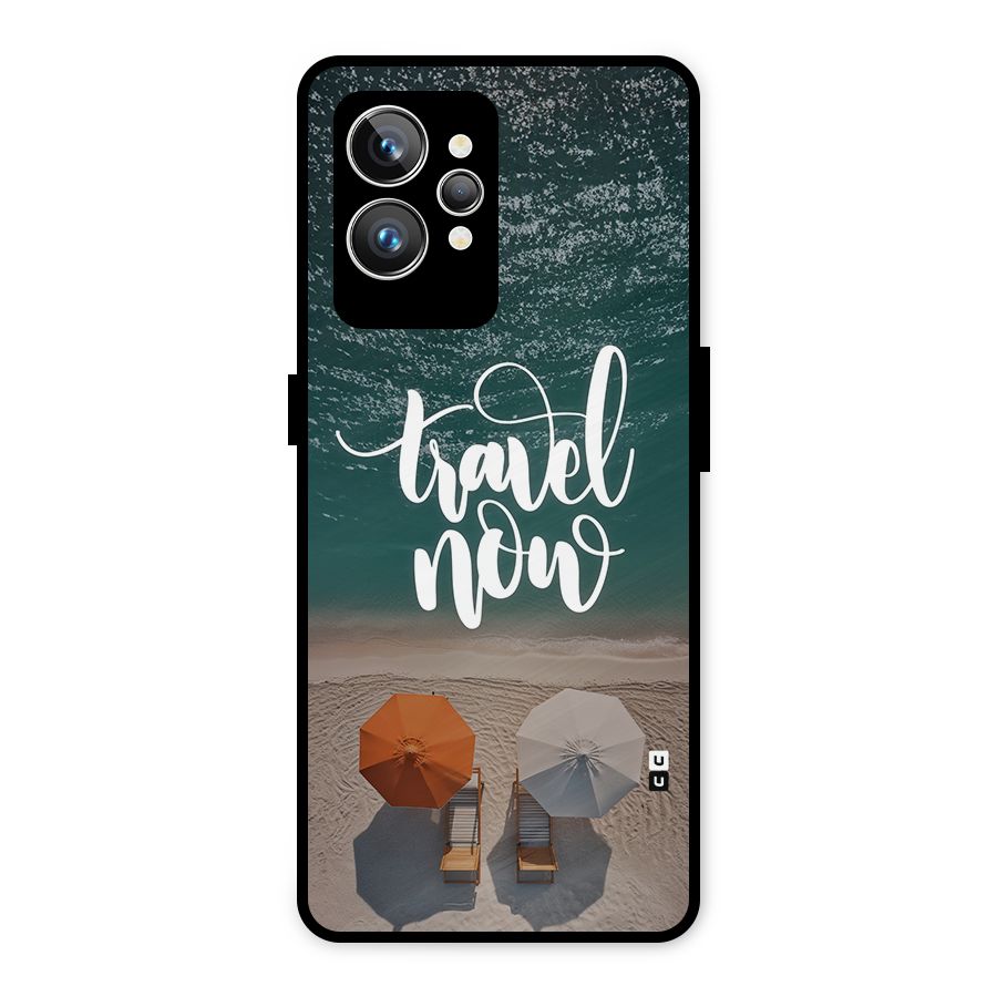 Travel Now Metal Back Case for Realme GT2 Pro