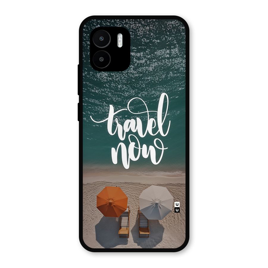 Travel Now Metal Back Case for Redmi A2